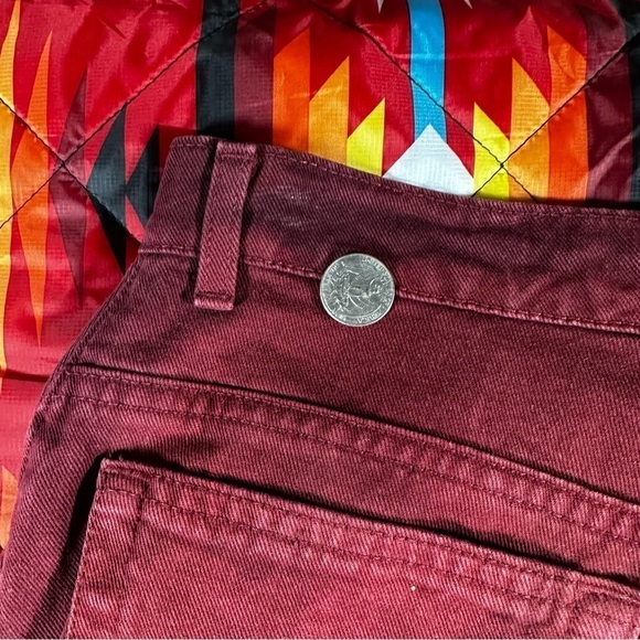 Vintage Levis 550 Red‎ Denim Relaxed Fit Tapered Leg Mom Jeans Women Sz 14 M Reg - Picture 13 of 13